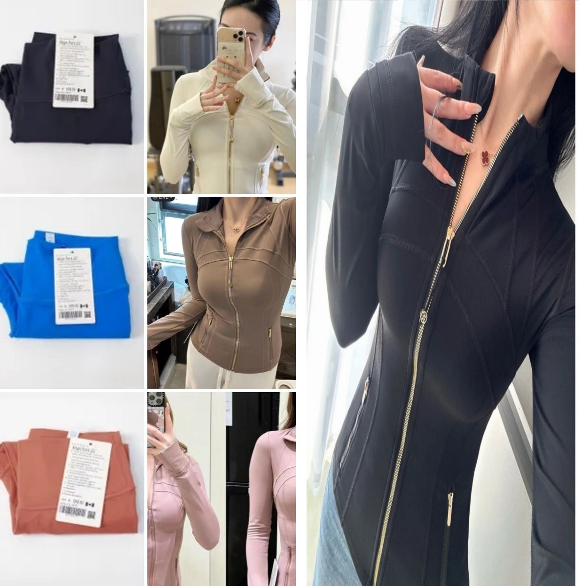 2025 Yoga Jacket Women's Workout Sport Coat Fitness Jacket Sports Quick Dry Activewear Top Solid Zip Up Sweatshirt Sportwear leggings Hot Sell Yoga clothes1