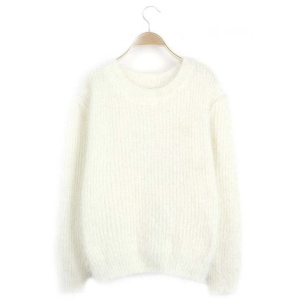 Womens Mohair Sweater Pull Over Winter Outwear Jumper Soft ouc1771 250731