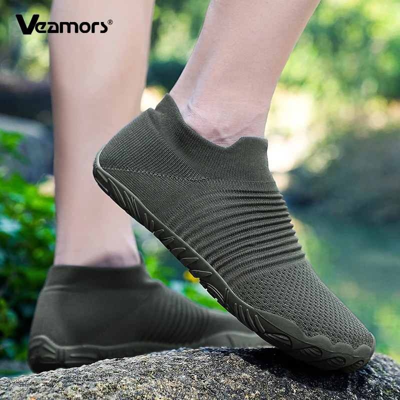 Light Breathable Mens Walking Shoes Wide Toe Comfortable Running Shoes Non-slip Soft Casual Sports Shoes for Jogging Exercise 250731