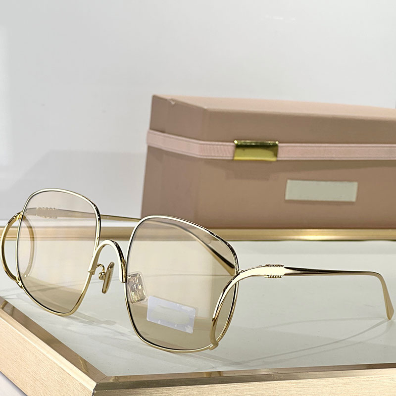 Designer Womens Metal Sunglasses Ladies Fashion Summer Outdoor Beach Extra large metal sunglasses SMUA57