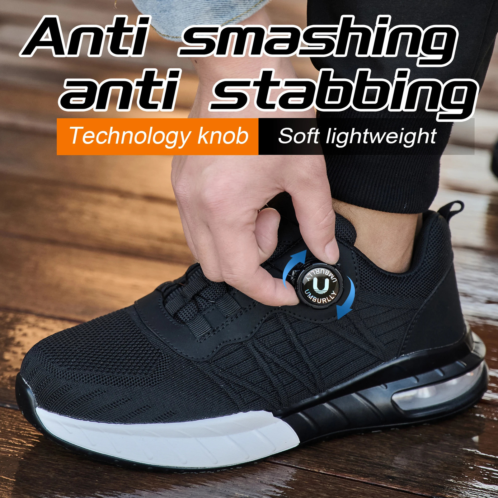 Mens Steel Toe Work Boots Cushioned Safety Shoes with Anti-Puncture Outsole Protection for Construction Industrial Work Shoes 250731