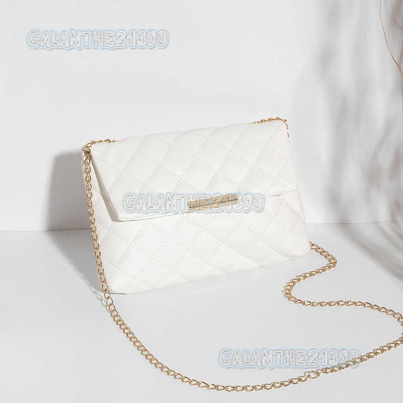New Bag Style Quilted Bag Womens Bag 2025 Chain Crossbody Bag Embroidered Small Square Bag H250801