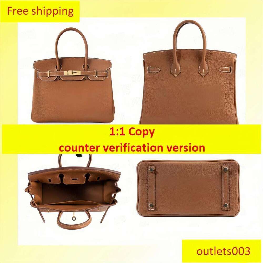 Hemmes bikin bag leather Designer Women Bag Handbags Tote High Quality 20cm/25/35 Genuine Leather Handmade Gold Sier Hardware Lock Interior Zipper Pocket b2