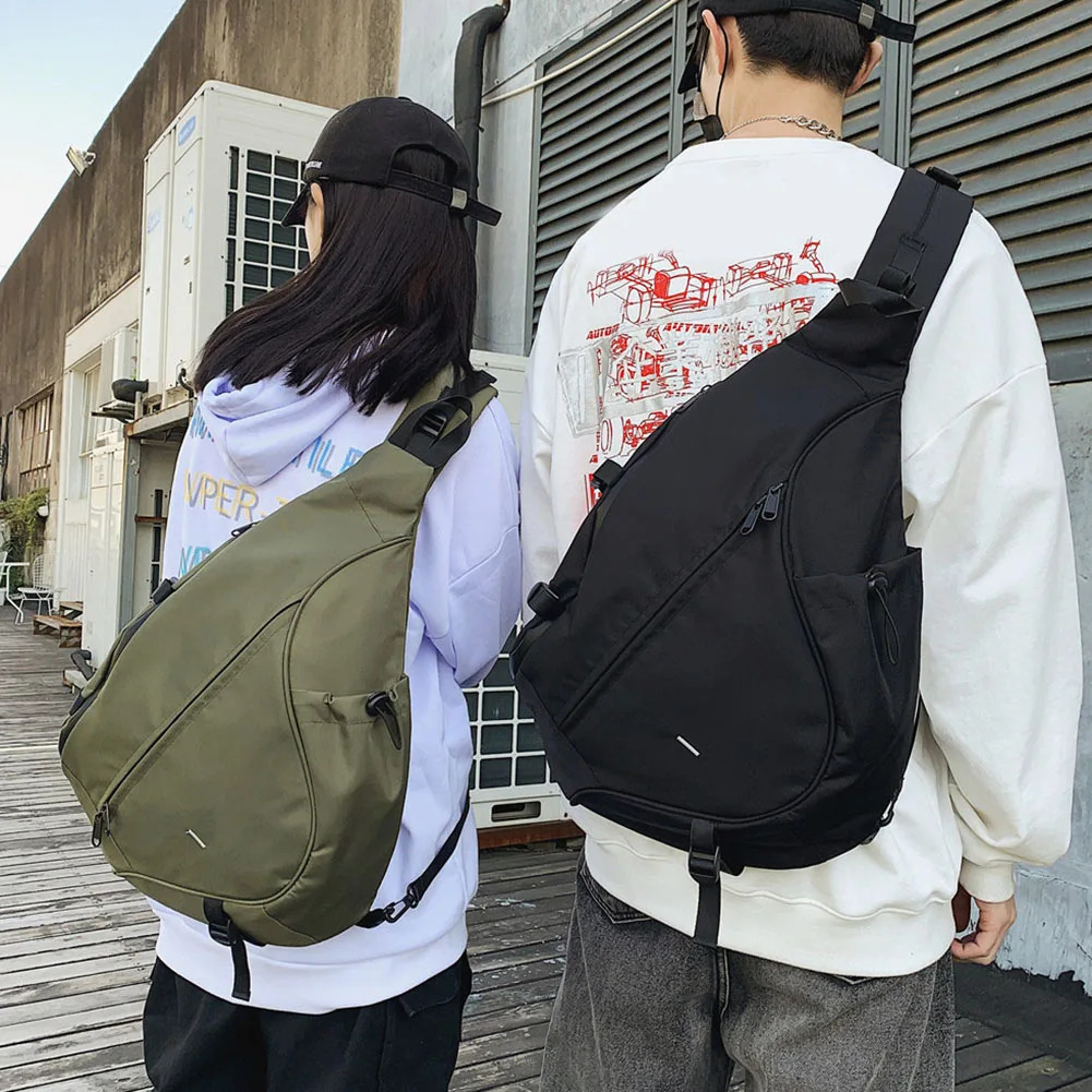 Men Shoulder Bags Nylon Waist Packs Sling Bag Crossbody Outdoor Sport Shoulder Chest Bag Pack Daily Picnic Messenger Bag Bolsa 250731