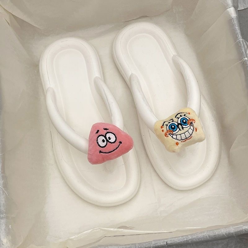 2025 New Designer Eva Women's Flip-flops Sandals, Anti-slip Korean-style Outdoor Toe Column Sandals, Breathable Beach Slippers