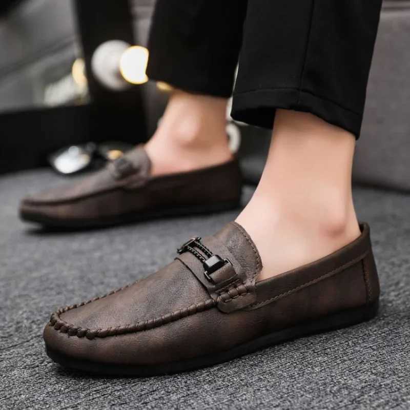 Official Social Shoe for Men Spring Autumn Dress Shoes Man Business Footwear Office Luxury Designer Casual Suit 2025 Trend Party XJ250801