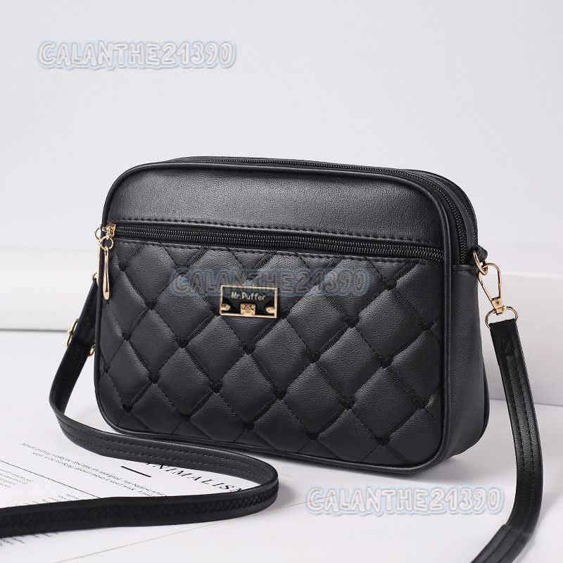 Trendy Womens Bag 2024 New Quilted Pu Crossbody Bag Versatile Small Bag Ladies Shoulder Small Square Bag H250801