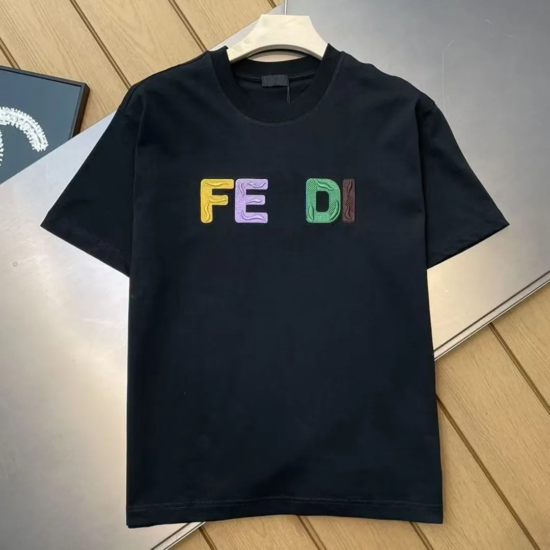 Summer mens brand T-shirt fashion designer pure cotton short T-shirtdouble printed letter seam trendy T-shirt S~4XL 666