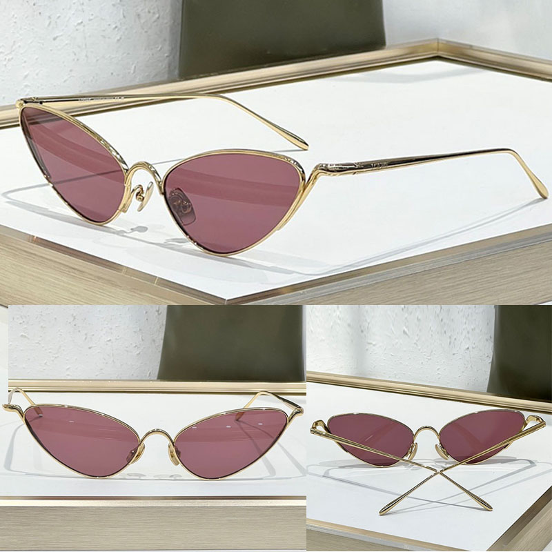 Fashion Women Shooting Star Sunglasses LW40179 Light Metal Framework Luxury ladies Sunglasses Leisure Party Style cat's eye Sunglasses With Box