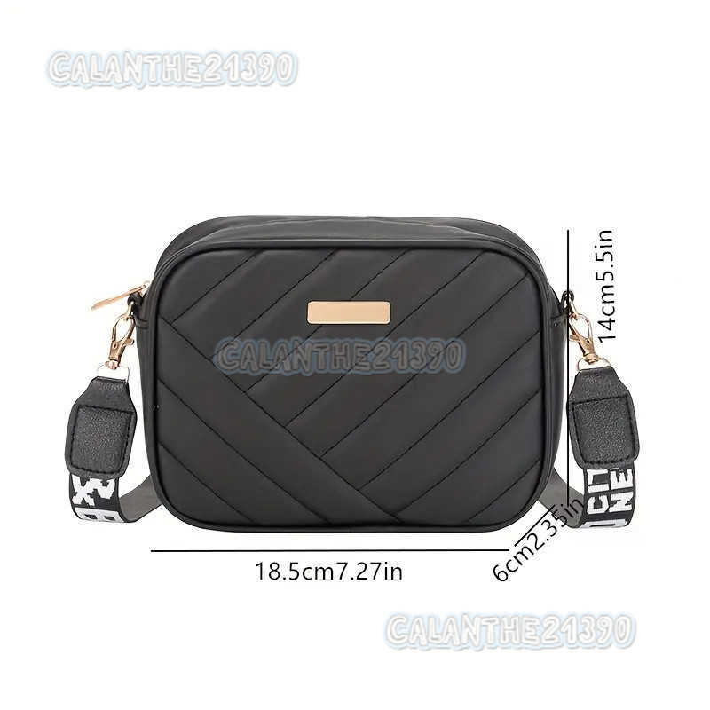 Embroidered Camera Bag 2024 Ladies Bag Quilted Crossbody Bag New Womens Storage Bag Single Shoulder Phone Bag H250801