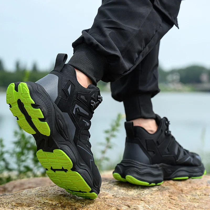 Work Safety Shoes For Men Breathable Indestructible Boots Non-slip Industrial Construction Shoes Male Footwear Protective Boots 250731