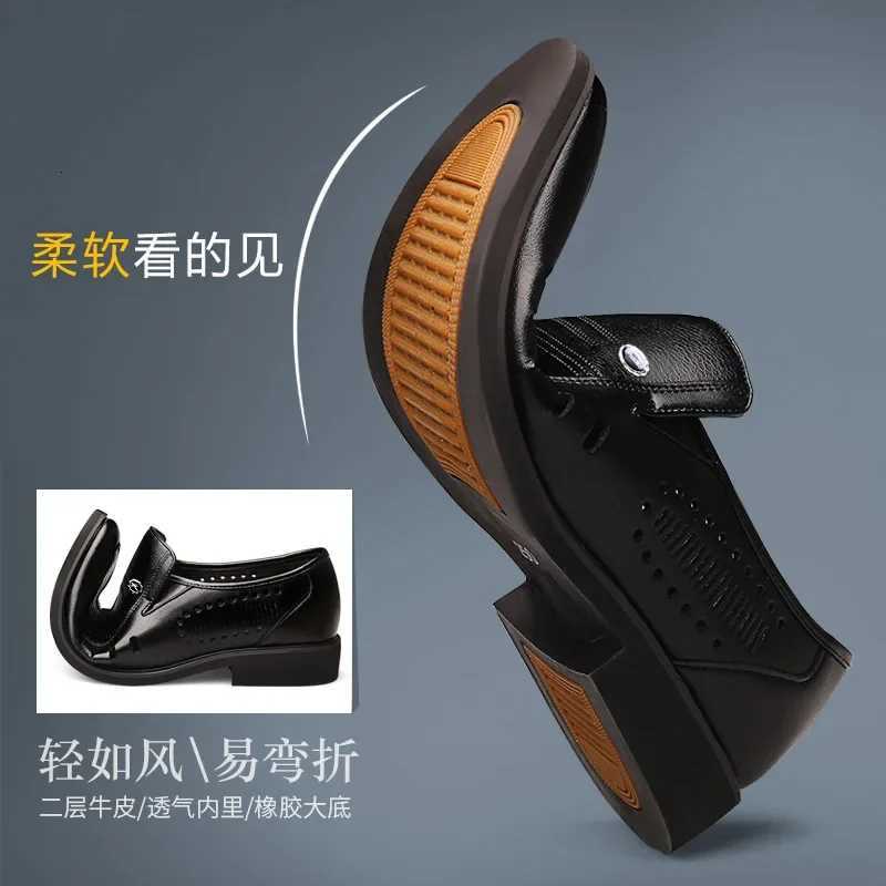 Mens Slip- Formal Shoes Wear-resistant N-Slip Smart Casual Shoes For Business XJ250801