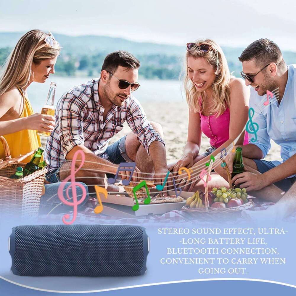 Flip 7 Portable Ipx7 Waterproof Wireless Outdoor Speaker Bluetooth Audio