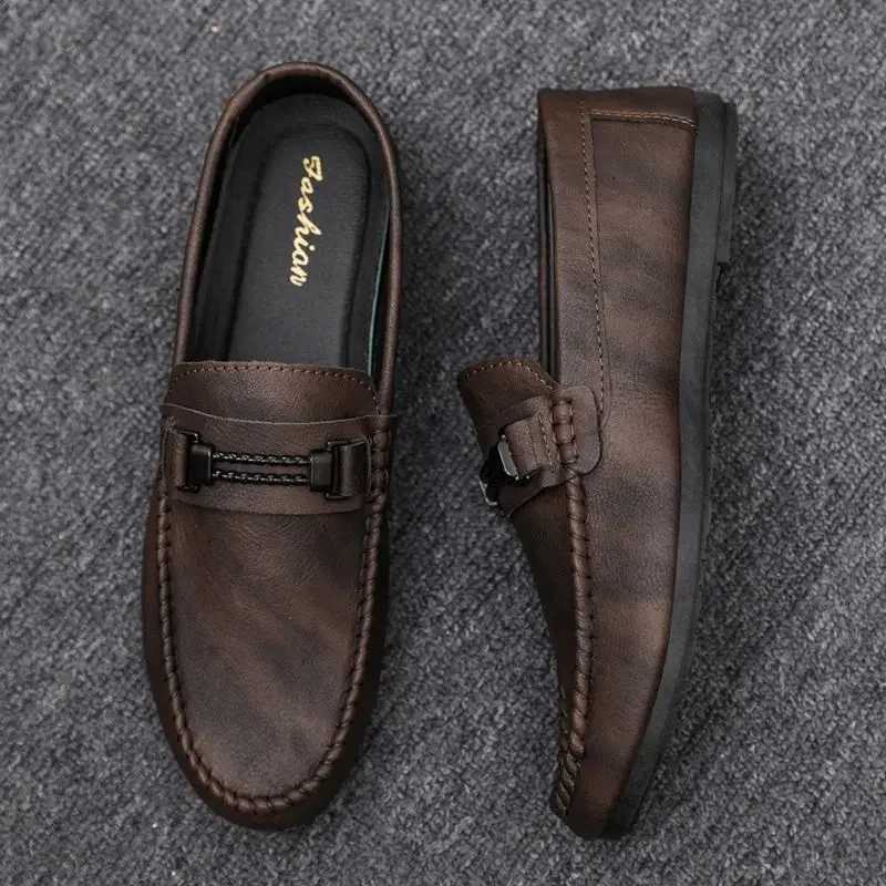 Official Social Shoe for Men Spring Autumn Dress Shoes Man Business Footwear Office Luxury Designer Casual Suit 2025 Trend Party XJ250801