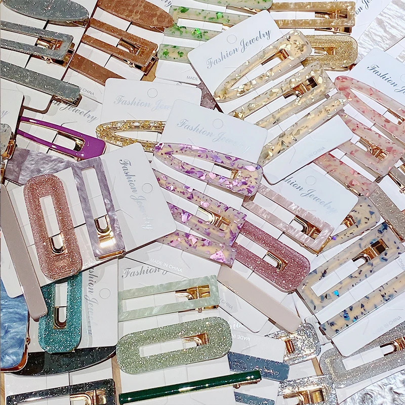 Fashion 3pcs/set Hairpins Side Clip Women Girls Hair Jewelry Trendy Geometric Hair Clip Barrettes Hair Accessories Gift 250730