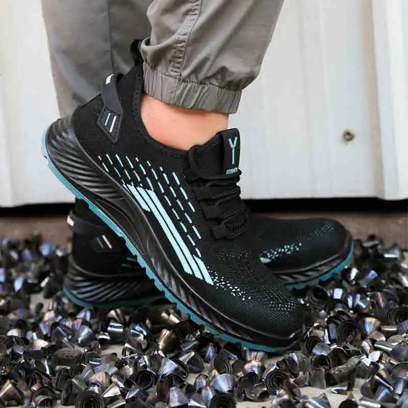 Summer Breathable Insulated Safety Shoes Anti smashing Anti piercing Wear resistant Work Shoes 250731