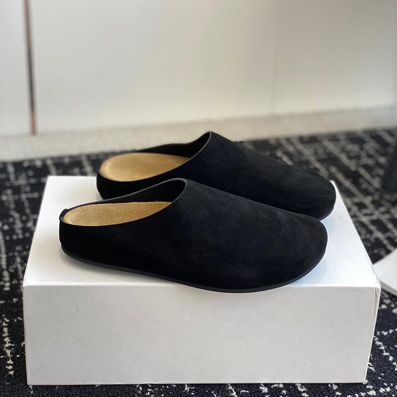New style shoes in autumn 2025: Fashionable thick-soled one-foot flat, lazy, half-slipper, casual women's slipper free shipping