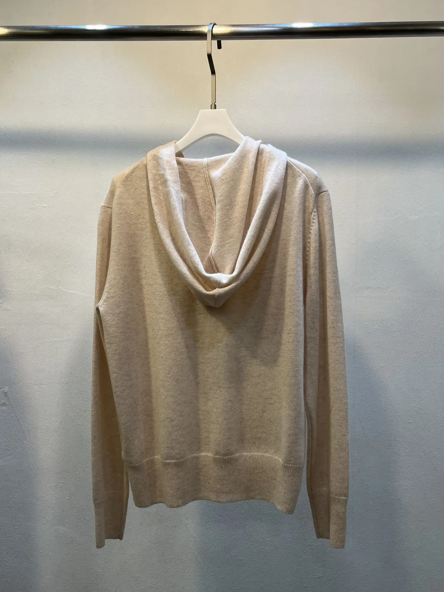 y Two Pieces 100% Cashmere Sets Wool Suits Female Hooded Warm Mink Knit Tops Wide Leg Pant WY1689 250731