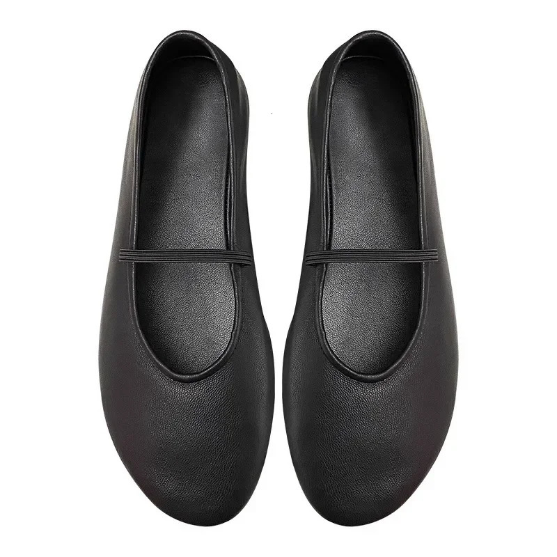 Soft faced round toe ladies singles shoes Shallow Mouth footwear Fashion Mary Jane flat Comfortable casual womens Shoes 250731