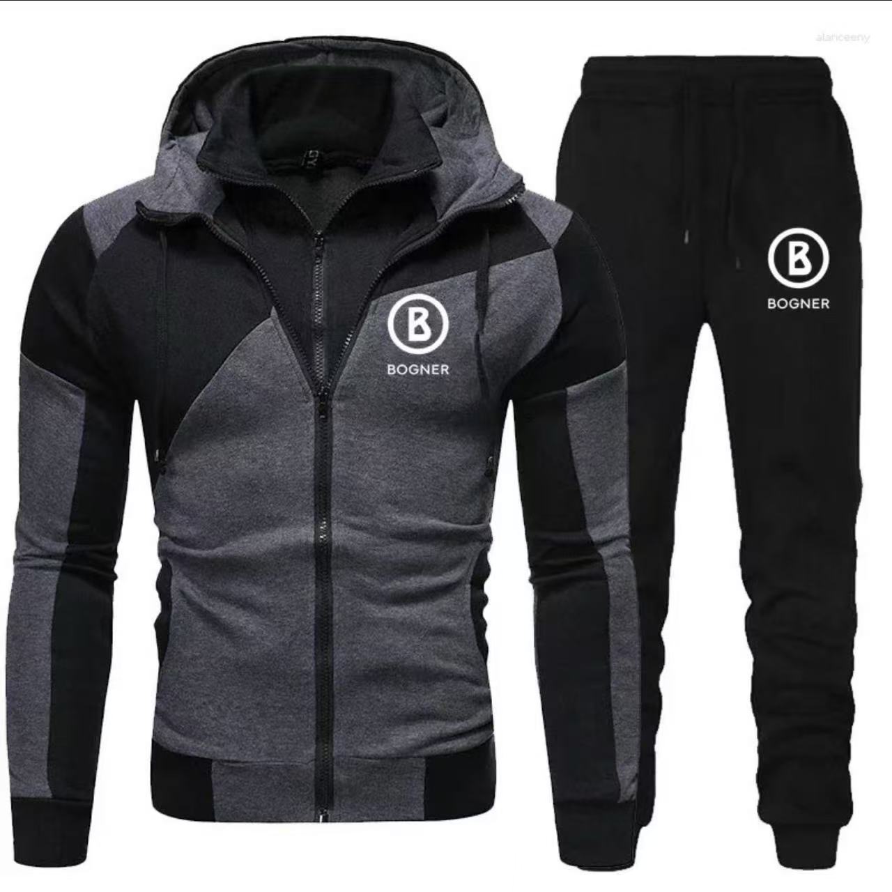 Men's Tracksuits 2025 BOGNER Tracksuit Sportswear Jackets Pants 2Pcs Suit Jogging Sweater Set Est