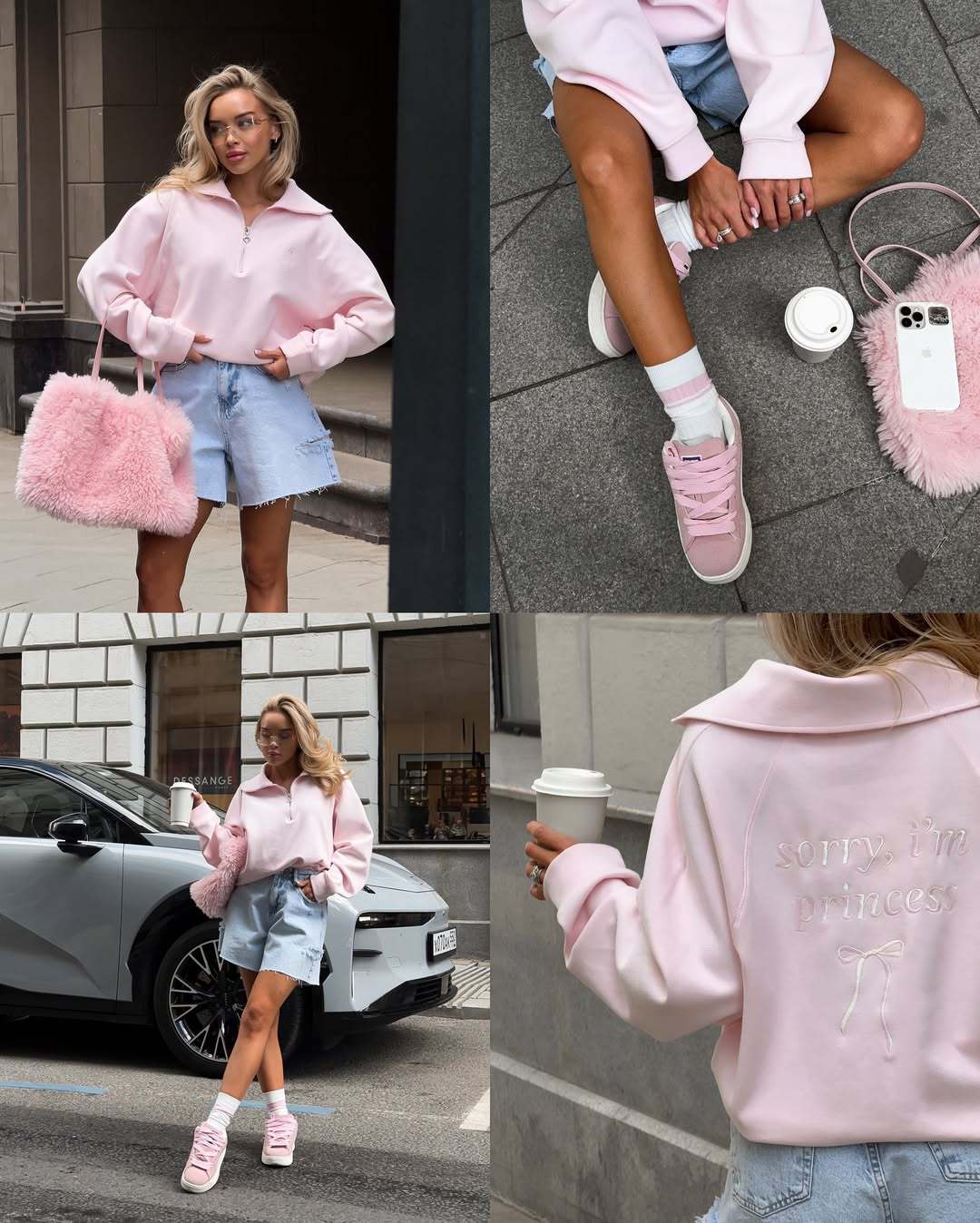 Fashion loose casual letter embroidered half-chain sweater women