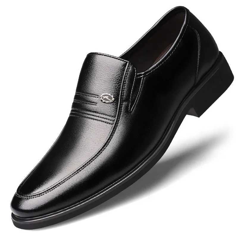 Mens Slip- Formal Shoes Wear-resistant N-Slip Smart Casual Shoes For Business XJ250801