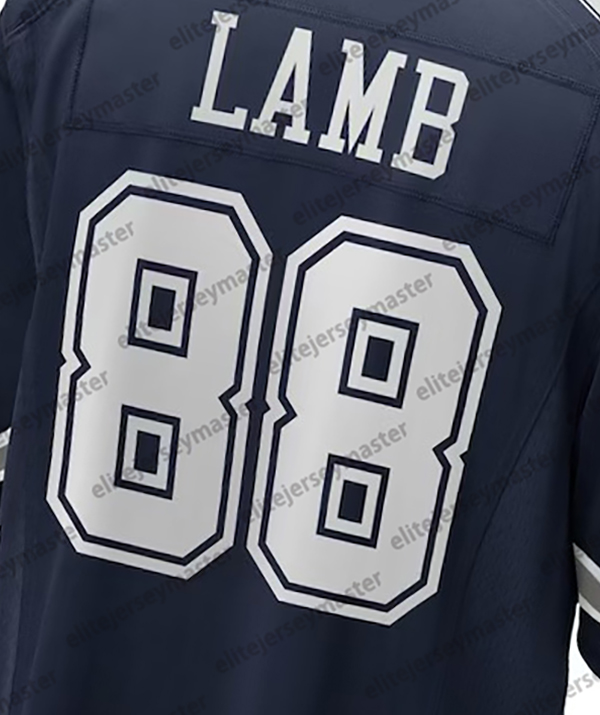 Ceedee Lamb 88 Dak Prescott 4 Trevon Diggs 7 Micah Parsons 11 Jake Ferguson 87 22 E.Smith Aubrey 17 Personalized Customized Football Jerseys Custom Any Number Name 111