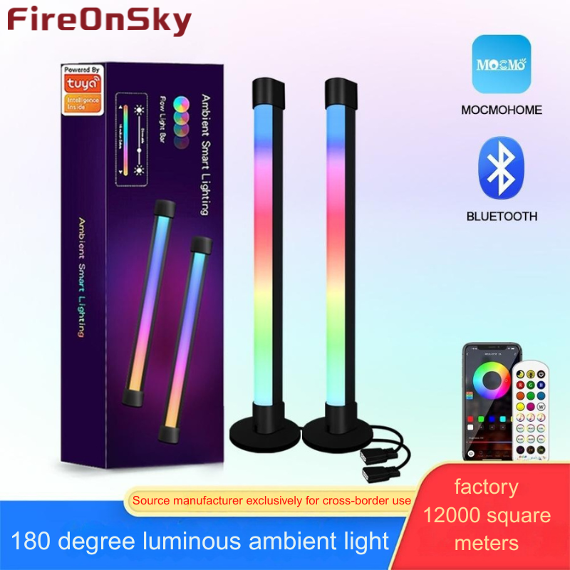 Sound Activated RGB LED Table Lamp Wireless Bluetooth Connectivity for Dynamic Lighting Experience 180 ° illumination-HCP057