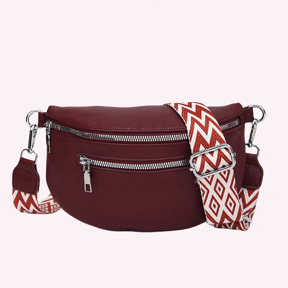 Women Stylish Crossbody Bag with Wide Strap Fashion Sling Bag Multi-pocket Coin Phone Purse Travel Outdoor Bag 250731