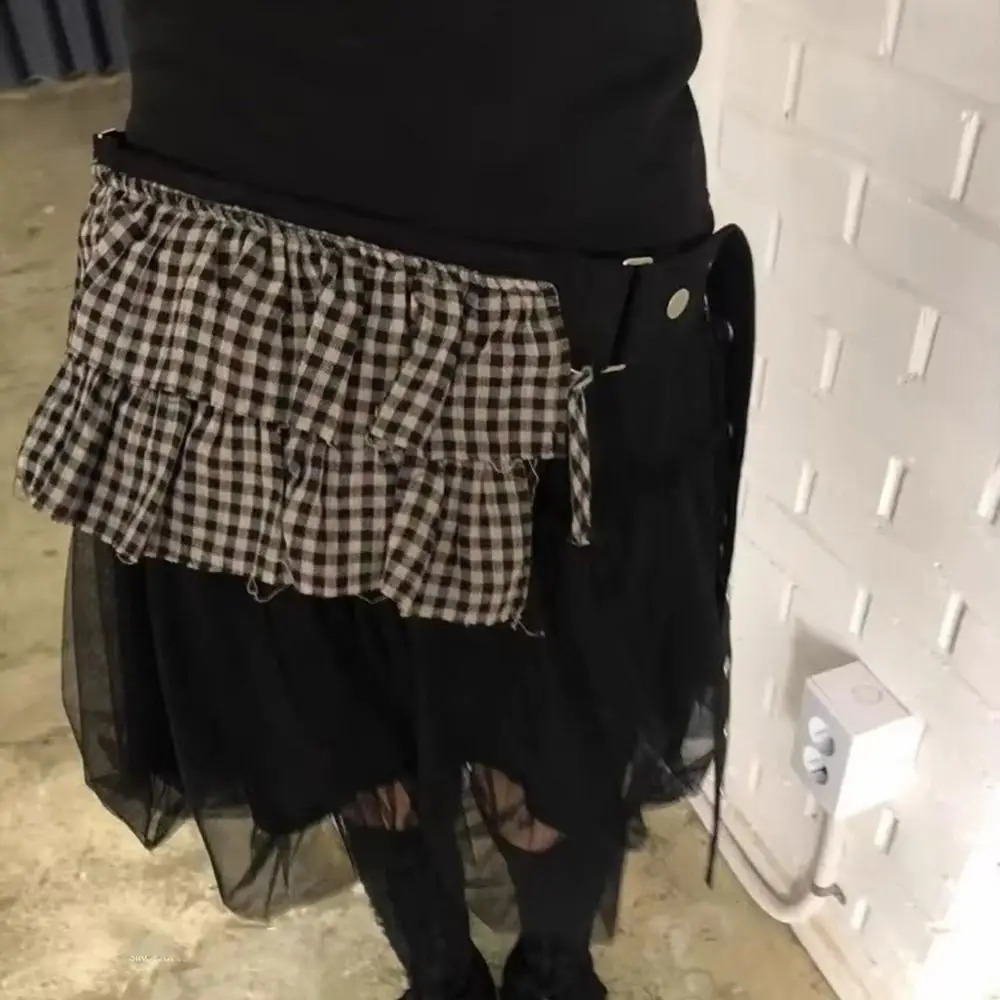 Fashion Lightweight Lace Waist Bag Water-Resistant Adjustable Strap Crossbody Bag Shoulder Bag 250731