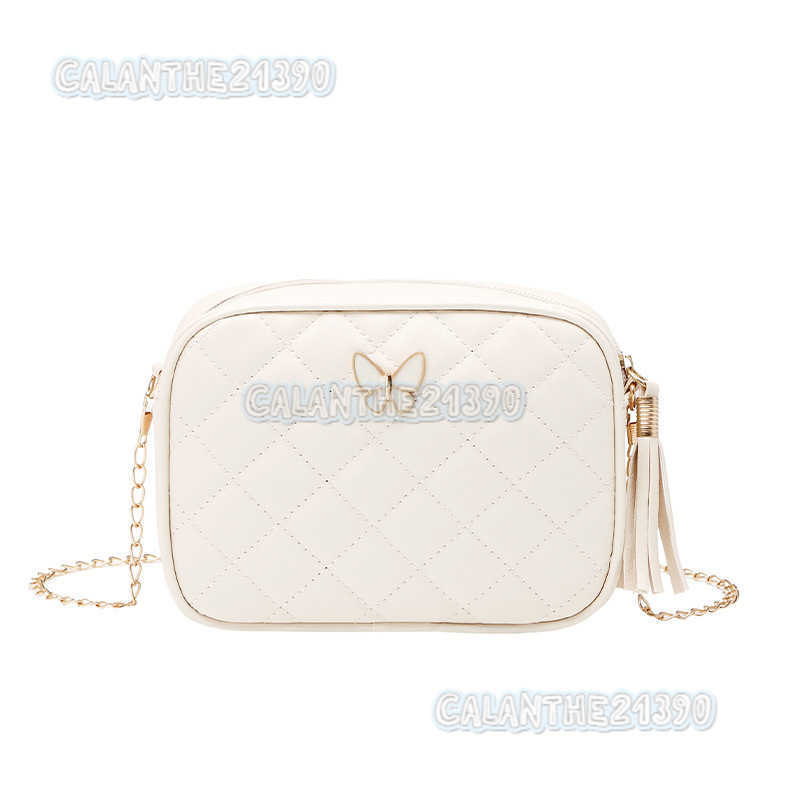 Lingge Chain Camera Bag 2025ladies Bag Fashion Bag Simple Embroidered Mobile Phone Bag H250801