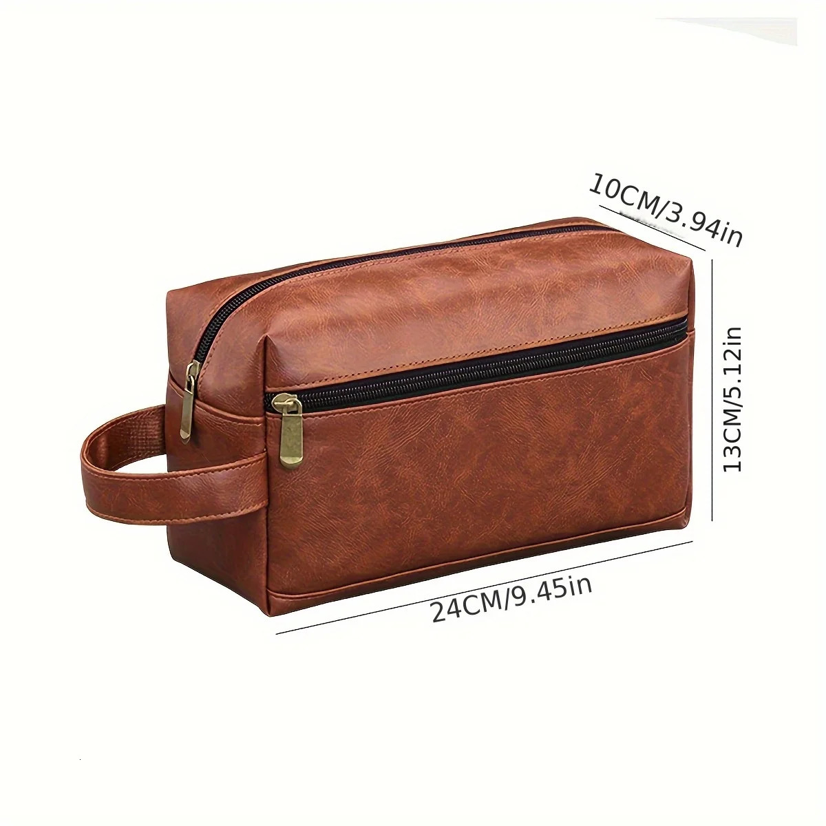 Portable Mens PU Beauty And Cosmetics Storage bags Business Travel Toiletries Organizer Bag Waterproof With Zipper Beauty Bag 250731