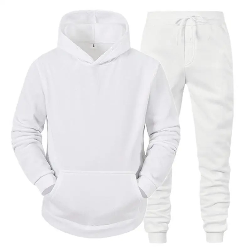 Men Sportswear Sweater Suit Hoodies Pants Sports Clothing Spring Autumn Sets Jogging Trousers Running Male Tracksuits 250724