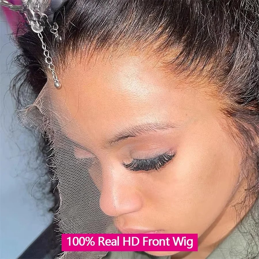 Real HD Lace Wig 13x4 Transparent Human Hair Lace Frontal Wig 30 Inch Straight Human Hair Wigs Glueless Brazilian Lace Front Wig Synthetic