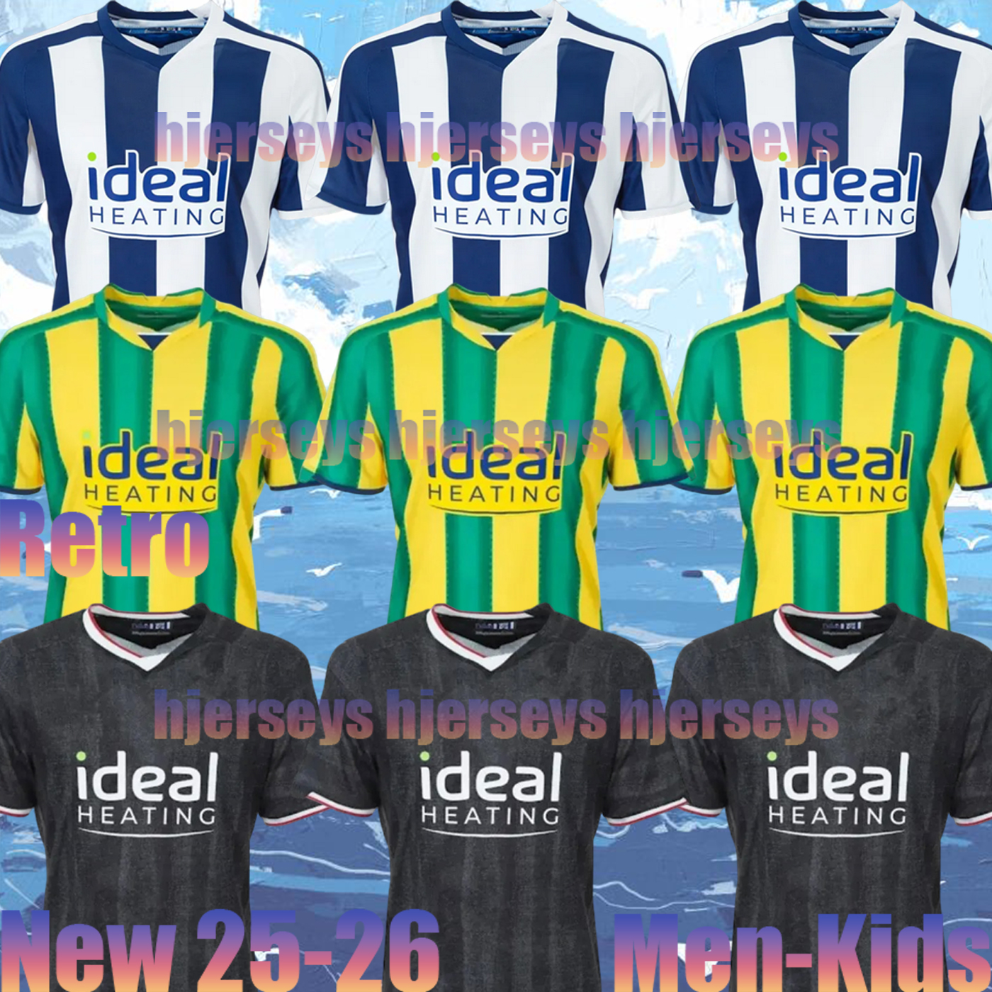 2025 2026 West 125TH Bromwich 25 26 SOCCER JERSEYS west brom 25 26 Home Away 3rd JOSH west bromwich football shirt 18 MOWATT JOHNSTON kids jersey football shirts wba kit