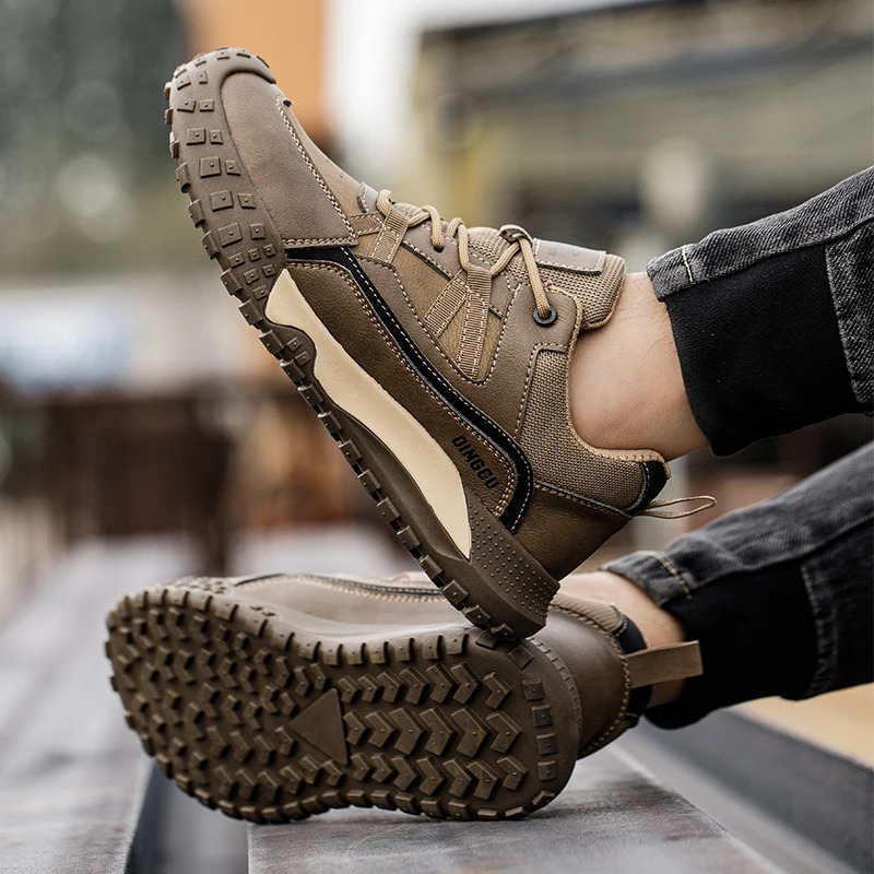 Non Slip Steel Toe Safety Shoes for Men Anti Smash Anti Puncture Work Sneakers Durable Protective Footwear for Industrial Use 250731