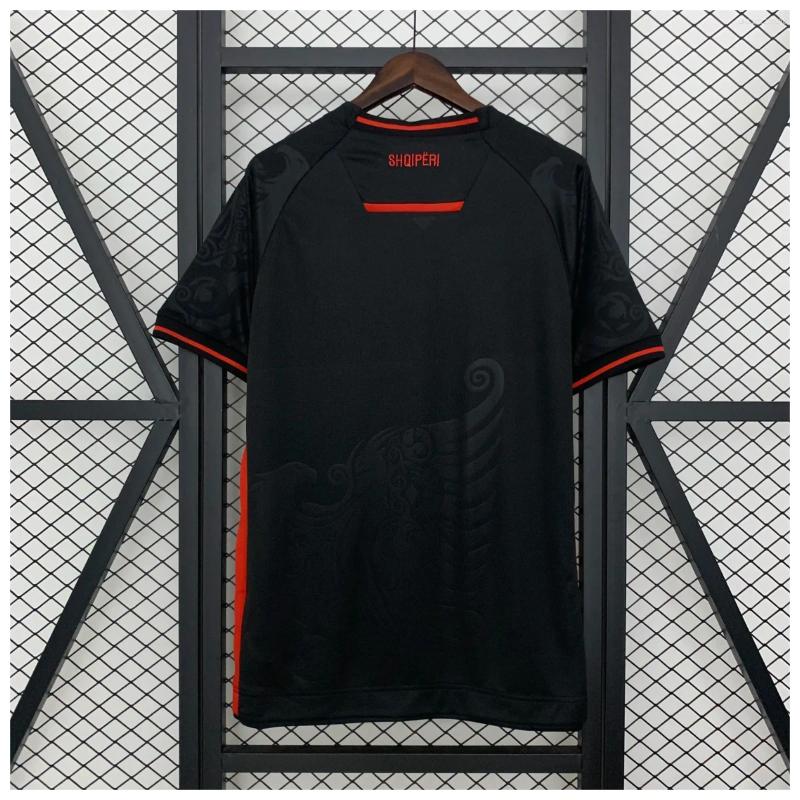 Gym Clothing The 3D Printed Men's T-shirt For Albania's Second Away Game In 2025 Is A World-class Super Sports Football Top