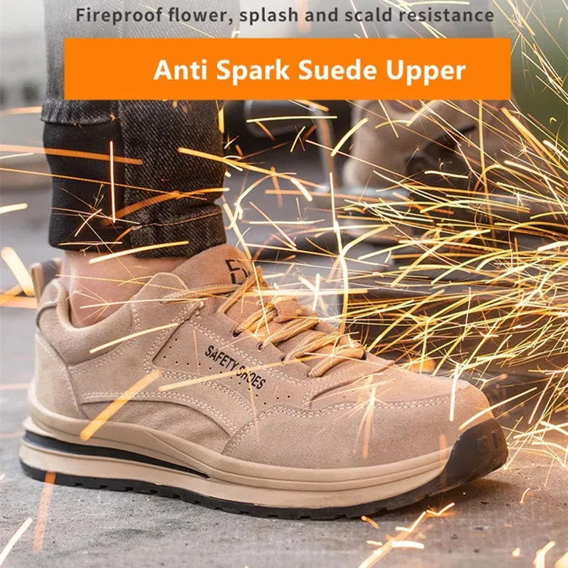safety autumn shoes breathable work shoes anti stab work sneakers with steel toe indestructible shoes anti smashing safety shoes 250731