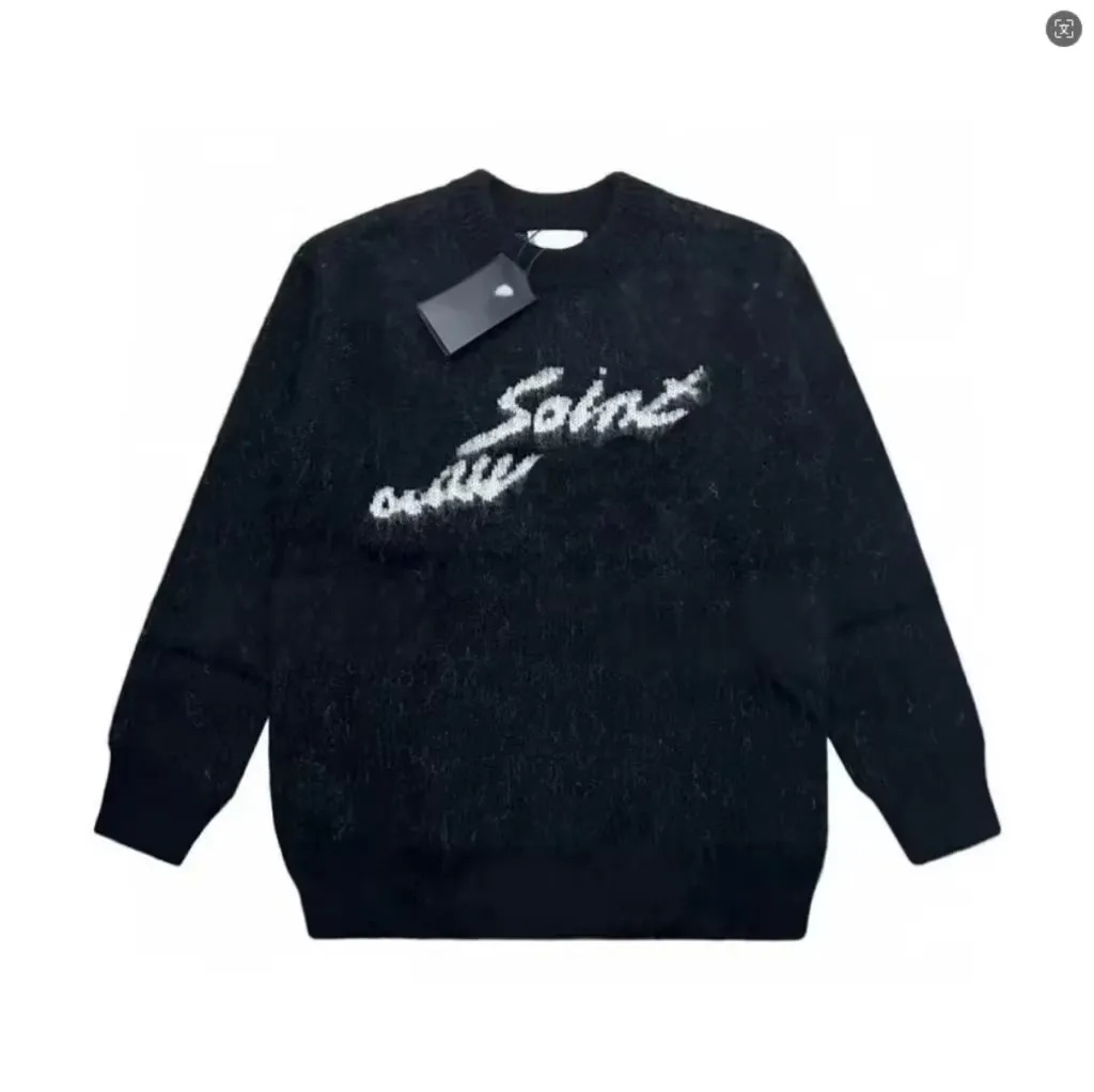 2025 saint hoodie Men's Hoodies letter printed france Style Hooded Women's Sweaters Spring Autumn Jacket Casual Sweatshirts Women pull Designer black jumper