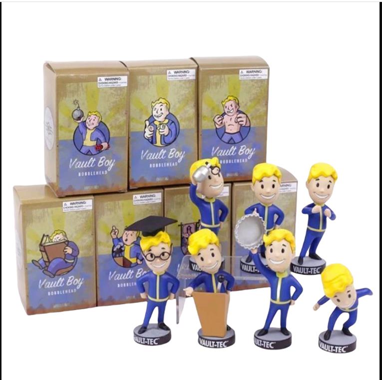 For Fallout 4 Vault Boy Bobblehead Gaming Anime Figures Collectible Model Collection Figurine Statue Model Anime Model Toys