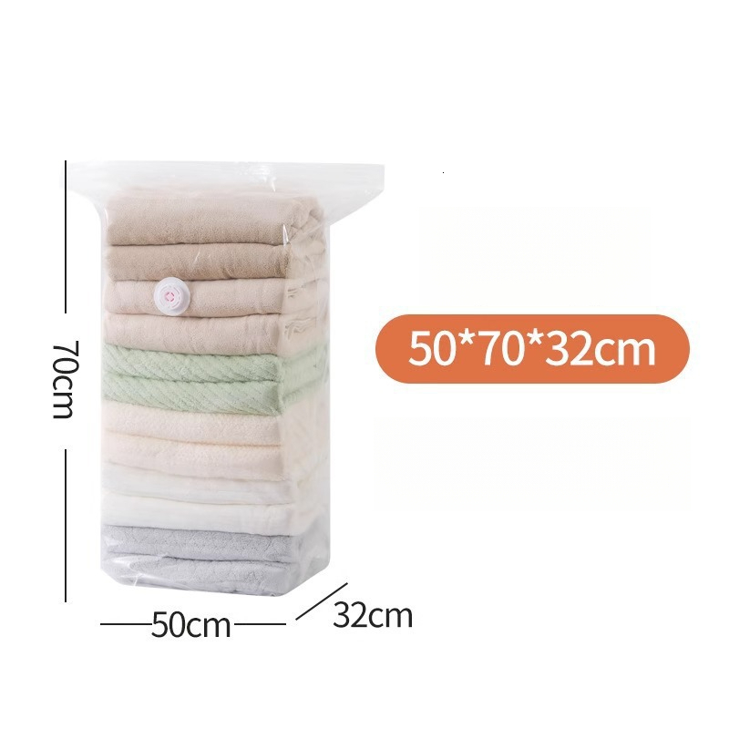 Designer luxury bag Vacuum Compression Bag No Pump Needed Home Use Quilt Storage Bag Thickened Luxury bag Winter Clothes Travel Storage Quilt Storage 