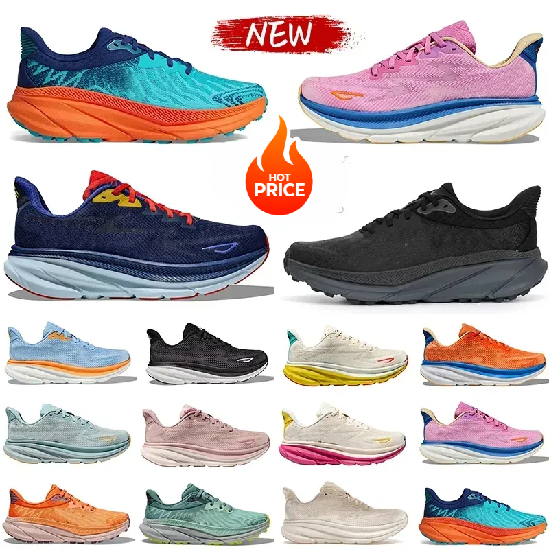 Free shipping clifton 9 bondi 8 kawana for mens running shoes designer sneakers pink triple black white blue grey purple orange men womens outdoor trainers sneakers