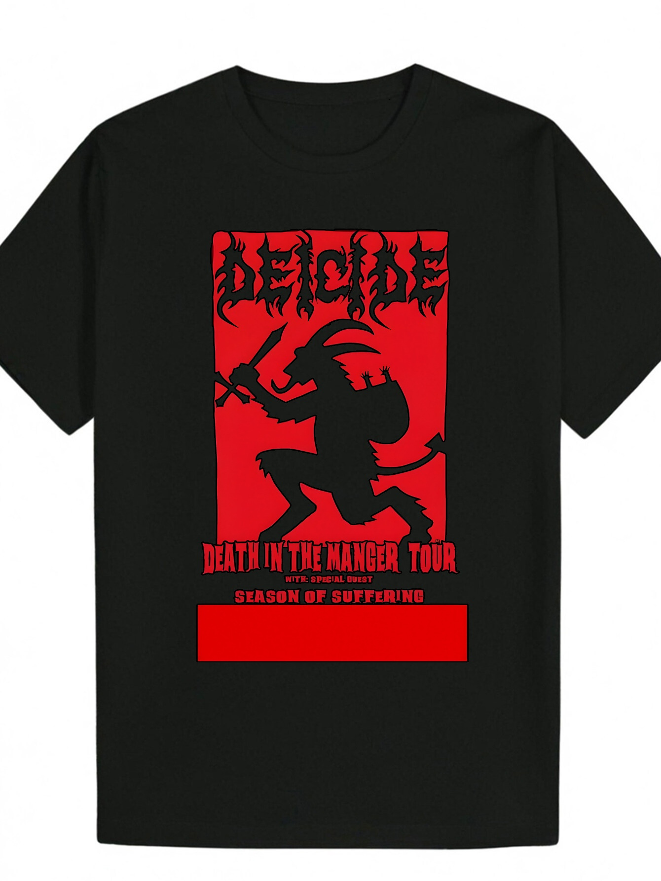 Men's Black and Sword Pattern - "Death in the Manger Journey" Design, Suitable for Rock Music Fans, T-Shirt, Summer Casual Wear Skull P