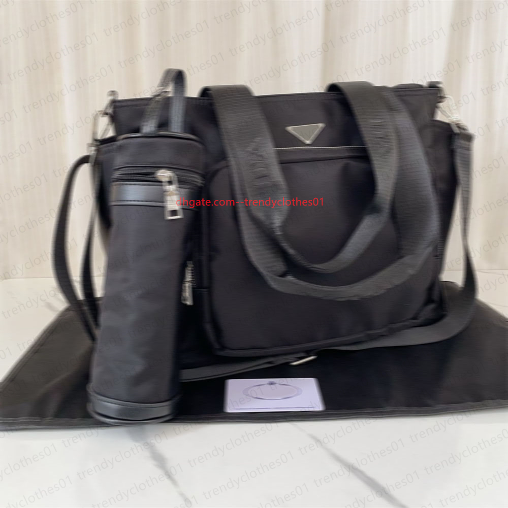 2026 Baby diaper bags nappy bag fashion designer shoulder bag luxury mummy large diapering pram bag nylon change changing bags babies carrier mat bottle holder