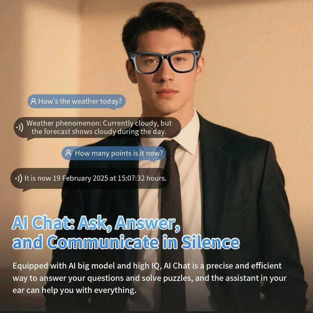 Meta Glasses Camera 2025 New 1080P HD Photography Video AI Intelligent Interactive Translation Smart Camera Glasses For Men Women