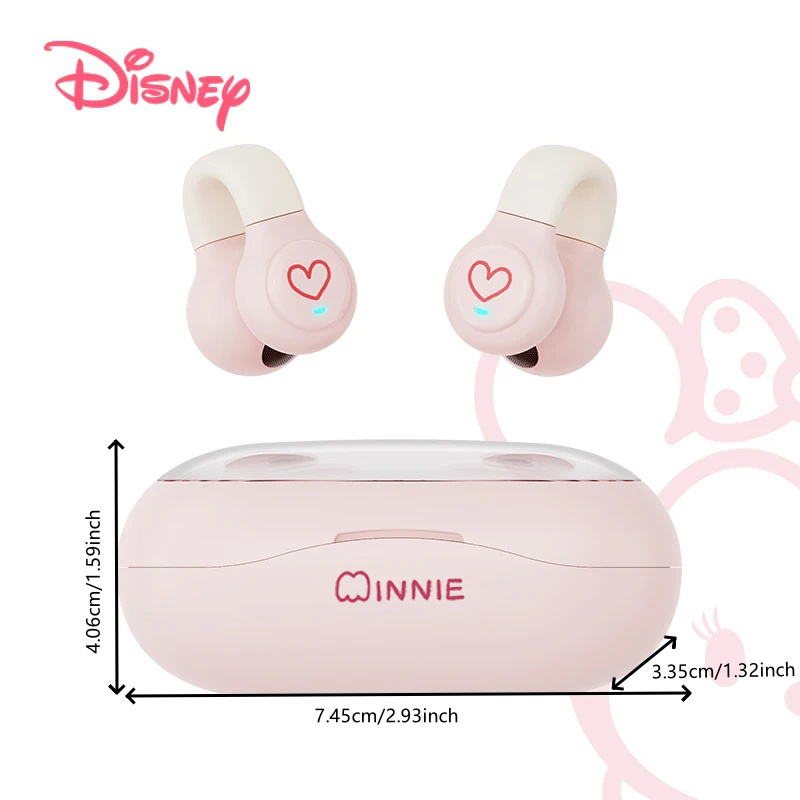 Disney OWS Bluetooth Earphones Bone Conduction Ultra-Long Battery Life Gaming Headset DN12 HiFi Sound Quality Music Earbuds