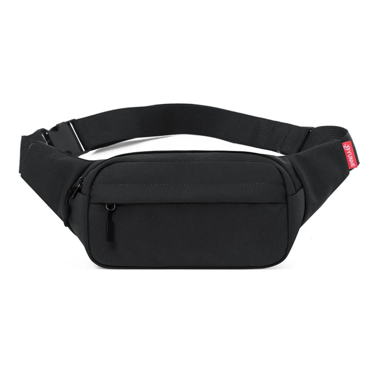 Oxford cloth waist pack for men simple crossbody bag phone bag solid color large capacity chest bag. 250731