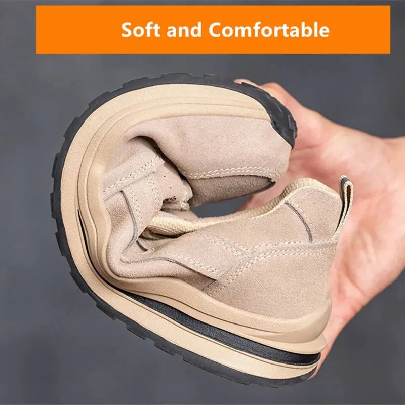 safety autumn shoes breathable work shoes anti stab work sneakers with steel toe indestructible shoes anti smashing safety shoes 250731