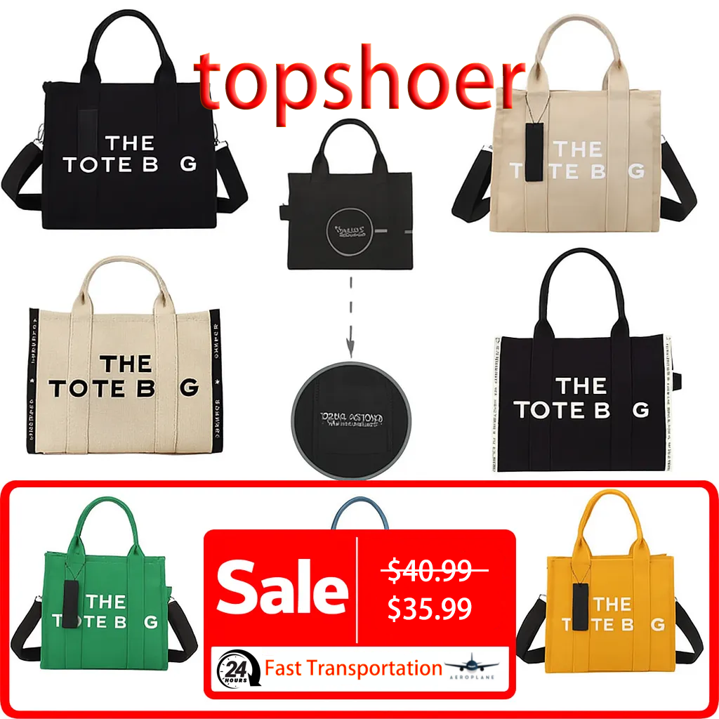 Designer bag Tote bag Handbag Men's and Women's Fashion Academy Canvas bag High quality engraved letter series Computer bag Large capacity Tote shopping bag