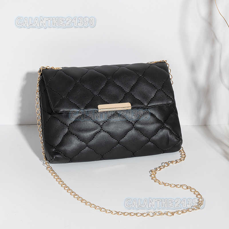 New Bag Style Quilted Bag Womens Bag 2025 Chain Crossbody Bag Embroidered Small Square Bag H250801